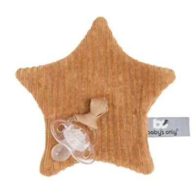 Afbeelding van Baby&#039;s Only Speendoekje Speenknuffel ster Sense Caramel