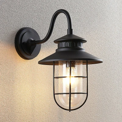 Afbeelding van Lindby Kyan buitenwandlamp, hoogte 40cm