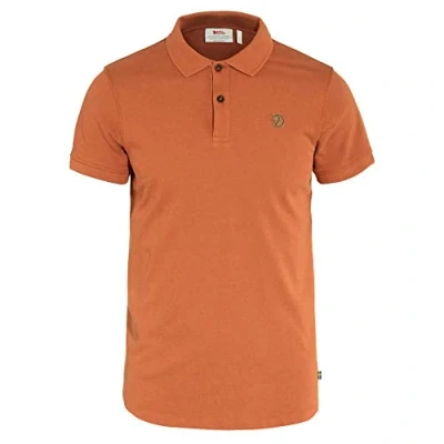 Afbeelding van Övik Polo Heren Terracotta Brown 800 S Bruin Outdoor Shirt