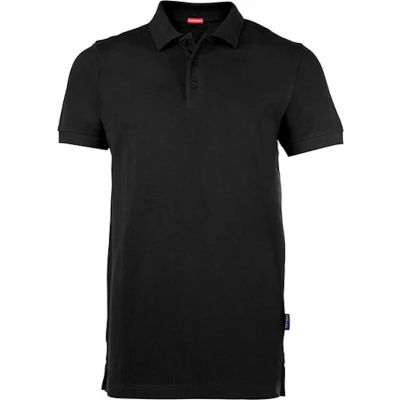 Afbeelding van Men&#039;s Heavy Performance Polo met korte mouwen Black S