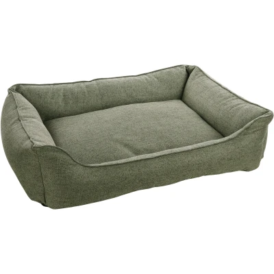 Afbeelding van Flamingo Gini Mand Honden Rechthoekig+rits Groen 100x80x25cm 1st 137523