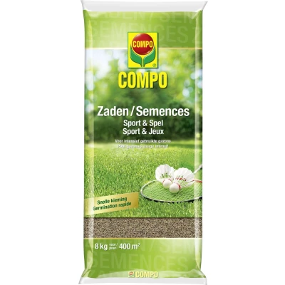 Afbeelding van COMPO Gazonzaden Sport &amp; Spel voor intensief gebruikte gazons zak 8 kg (400 m²)