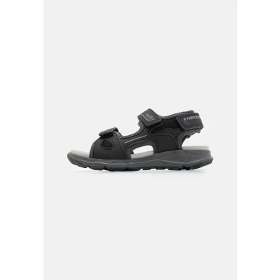 Afbeelding van Superfit Criss Cross Outdoorsandalen voor kinderen, Maat: 32, Black/grey Imitatieleer/ textiel