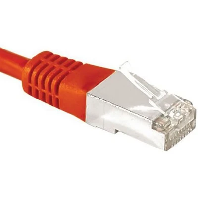 Afbeelding van Exertis Connect Patchkabel F/UTP, CAT.6a, rood, 1,0 m Voor 10 Gigabit/s, met bijzonder smalle knikbeveiliging (F/UTP, CAT6a, 1 m), Netwerkkabel