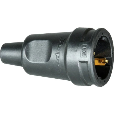 Afbeelding van Plug in base Kopp Lucht Zwart 250 V 16 A