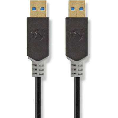 Afbeelding van Nedis USB Kabel CCBW61000AT20 Antraciet