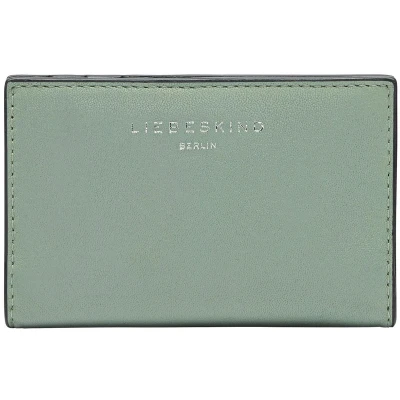 Afbeelding van LIEBESKIND BERLIN Leren Kaarthoes Cloud Sheep Natural Lilith Card Case Forest Green Groene