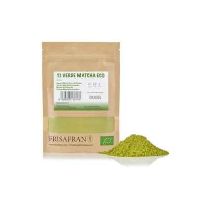 Afbeelding van FRISAFRAN biologische Matcha thee poeder 30 g Groen The 100% Afslanken Drainage Ceremoniële Kwaliteit To Mass groene Natuurlijk