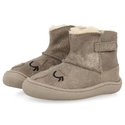 Afbeelding van Gioseppo Levoca Barefoot Babyschoenen voor kinderen, Maat: 25, Gris Veloursleer