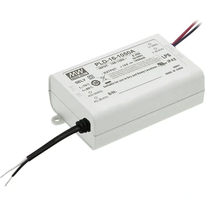 Afbeelding van Mean Well PLD 16 350B LED driver Constante stroomsterkte W 0.35 A 24 48 V/DC Niet dimbaar 1 stuk(s)