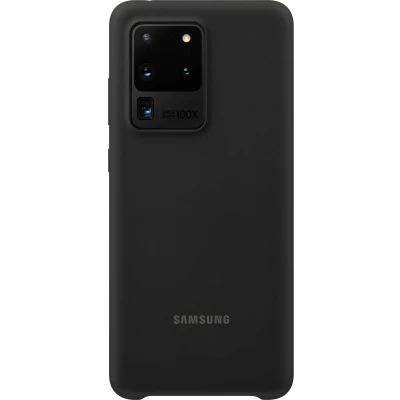 Afbeelding van Galaxy S20 Ultra 5G Siliconen Hoesje EF PG988 Zwart Samsung Smartphone Hoesjes Geen Verzendkosten &amp; Morgen In Huis