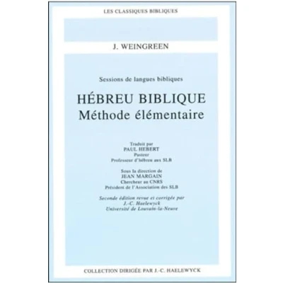 Afbeelding van Hebreu biblique (2e edition)