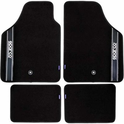 Afbeelding van Vloermattenset voor auto Sparco Strada 2012 B Universeel Zwart (4 pcs)