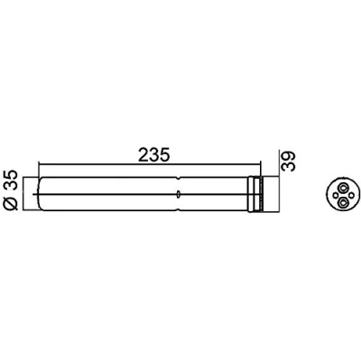 Afbeelding van MAHLE ORIGINAL AD 259 000P Filter Droger