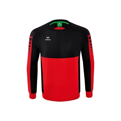 Afbeelding van Six Wings sweatshirt rood/zwart / L