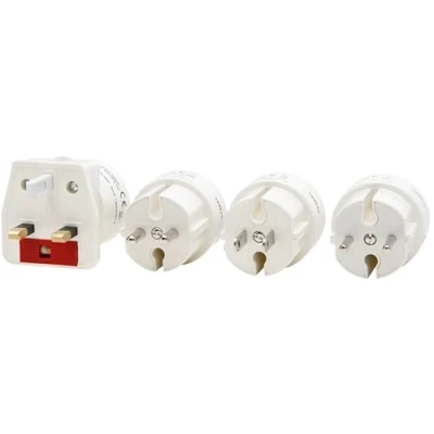 Image de Universel Adaptateur de prise voyage 4 pièces 176219345 4008224678407