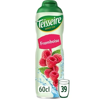 Afbeelding van Teisseire Framboossiroop voor verfrissende dranken, cocktails, recyclebare jerrycan, 60 cl