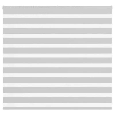 Afbeelding van vidaXL Zebra rolgordijn 165x100 cm stofbreedte 160,9 lichtgrijs