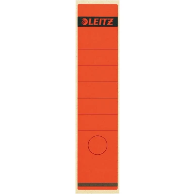 Afbeelding van Leitz Rugetiketten Ft 6,1 X 28,5 Cm, Rood