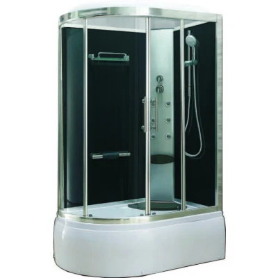 Afbeelding van Xellanz Premium bad/douche 130x85 h 220 cm veiligheidsglas 5 mm