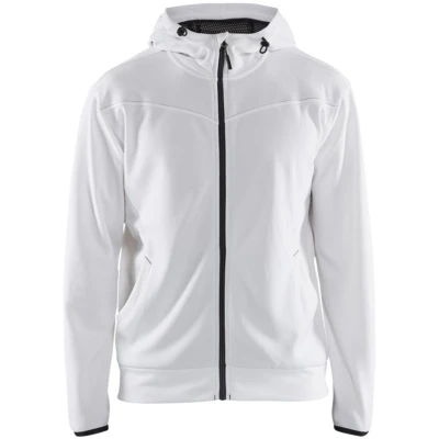 Afbeelding van Blåkläder Schilders Hoodie met Rits 33632526 Wit/Donkergrijs Maat M