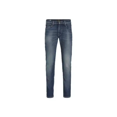 Afbeelding van Jack &amp; Jones Heren Jeans Broeken JJIGLENN JJICON JJ 167 slim Fit Blauw 36W / 32L Volwassenen