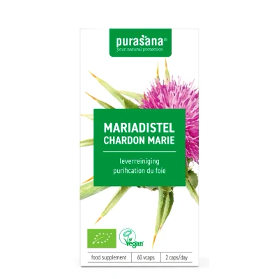 Afbeelding van Purasana Mariadistel Capsules 60VCP