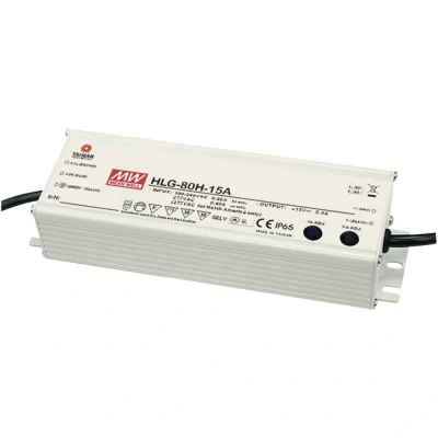 Afbeelding van Mean Well HLG 80H 42A LED driver, transformator Constante spanning, stroomsterkte 82 W 1.95 A 42 V/DC PFC schakeling, Overbelastingsbescherming,