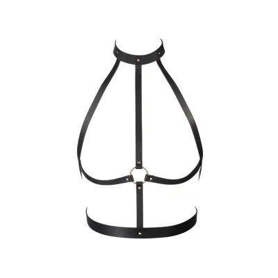 Image de BIJOUX INDISCRETS Maze Harnais Erotique de Bondage en Forme H, Noir