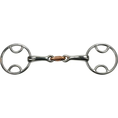Afbeelding van Shires Bevel Bit met Koperen Schakel RVS 14cm