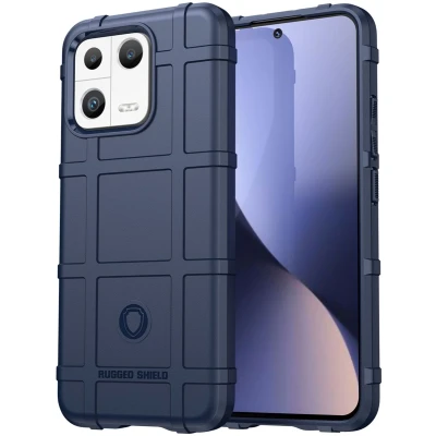 Afbeelding van iMoshion Hoesje Geschikt voor Xiaomi 13 Siliconen Thunder Backcover Donkerblauw