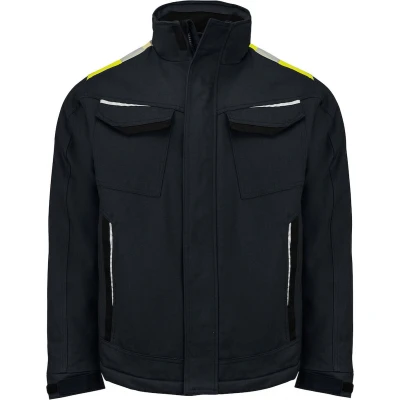 Afbeelding van ProJob 5438 GEVOERDE SERVICE VEST KATOEN 645438 Zwart/Geel
