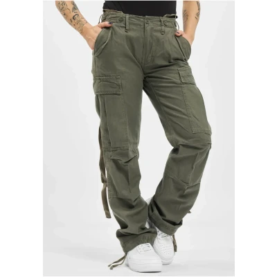 Afbeelding van Brandit Cargobroek, Dames, Maat: 28, Olive