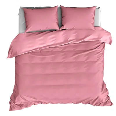 Afbeelding van De Witte Lietaer Dekbedovertrek Katoen Satijn Olivia Tweepersoons 200 x 200/220 cm Roze