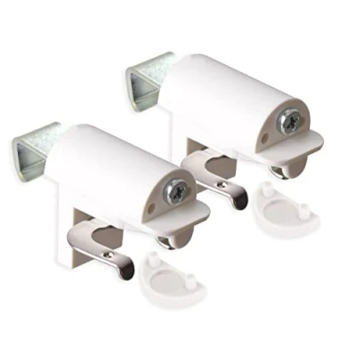 Afbeelding van KLEMMFLEX BFX25 klemsteun voor zonwering om rechtstreeks op de opening van uw pvc/kunststof raam te monteren kleur: wit ZONDER BOREN 1 paar = 2 stuks