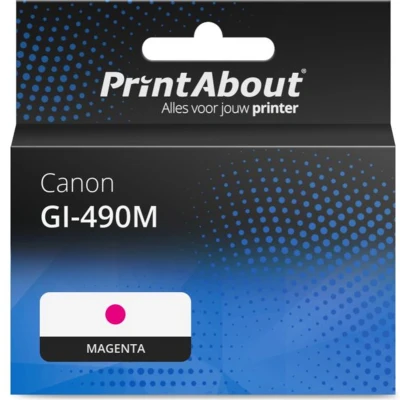Afbeelding van Huismerk Canon GI 490M Inktcartridge Magenta