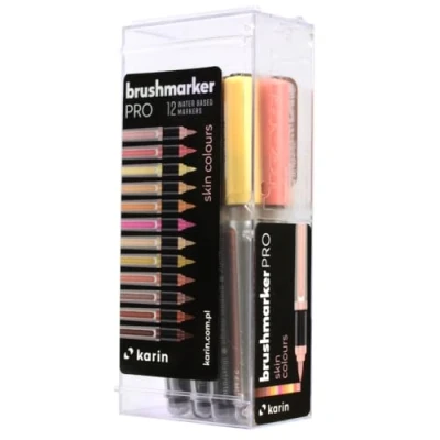 Afbeelding van Karin Brushmarker Pro Set Skin 12 stuks