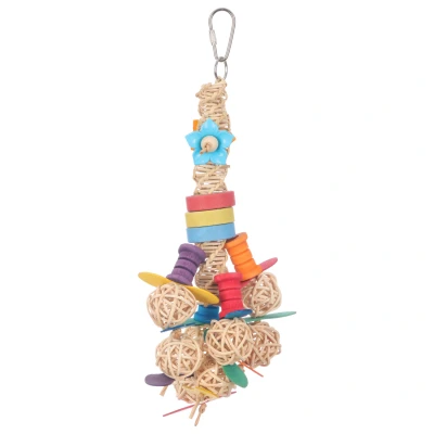 Afbeelding van Adori Vine Twist And Balls Vogelspeelgoed 37x15x17 cm Multi Color