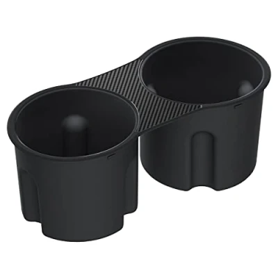 Afbeelding van Spigen Tesla Model 3 Y 2021 2023 middenconsole, drankhouder, inzetstuk voor accessoires, Carbon Edition