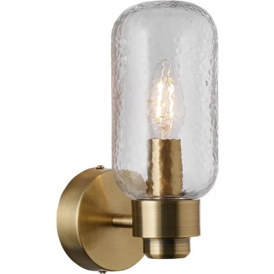 Afbeelding van Nordlux Tutan wandlamp IP44 E14 glas/messing