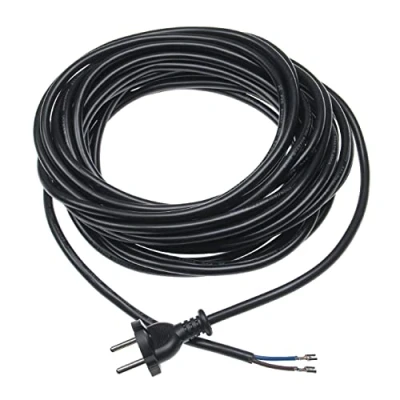 Afbeelding van vhbw Elektrische kabel, universeel, compatibel met Kärcher, Siemens, Miele en verschillende stofzuigers, kabel 10 m, 2000 W