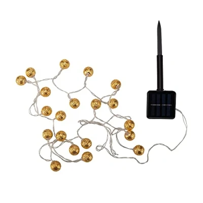 Afbeelding van Pauleen Solar lichtketting Sunshine Glamour goud