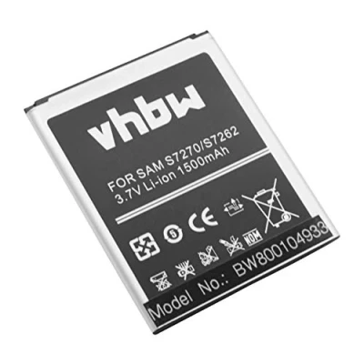 Afbeelding van vhbw Accu compatibel met Samsung Galaxy GT S7275 smartphone (1500 mAh, 3,7 V, Li Ion)