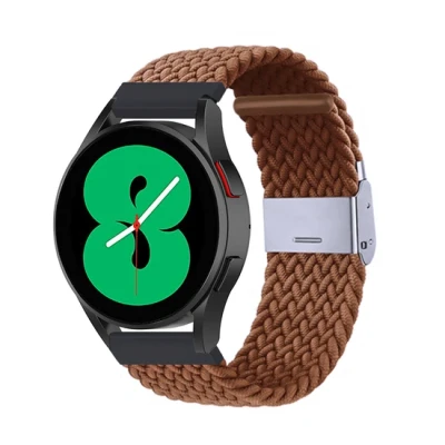 Afbeelding van Braided nylon bandje Bruin Xiaomi Mi Watch / S1 Pro Active S2