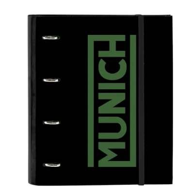 Afbeelding van Ringmap Munich Caviar Zwart 27 x 32 3.5 cm