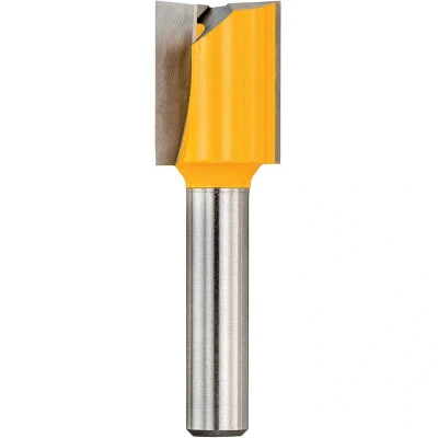 Afbeelding van DEWALT DT90008 QZ groeffrees HM, 2 snijkanten, schacht 8mm, Ø16mm, werklengte 20mm