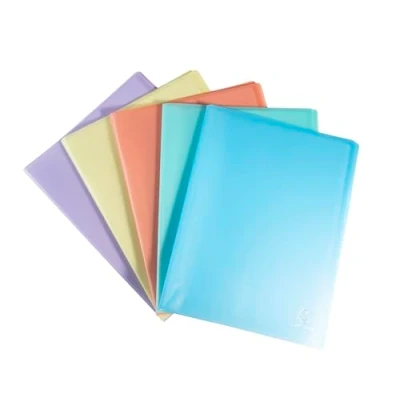 Afbeelding van Exacompta showalbum Chromaline, 30 tassen, geassorteerde pastelkleuren 5 stuks