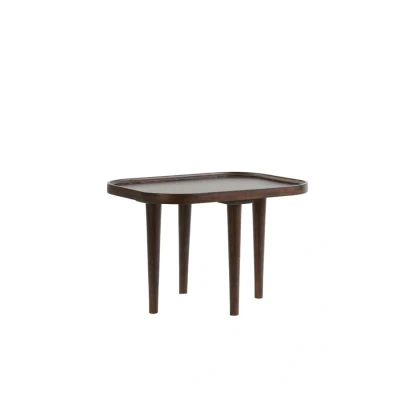 Afbeelding van Light &amp; Living Bijzettafel MAZABE 55x40x37cm Bruin