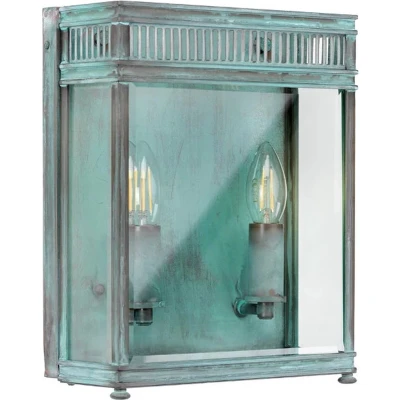 Afbeelding van Buitenwandlamp Holborn, finish verdigris, 1 lamps