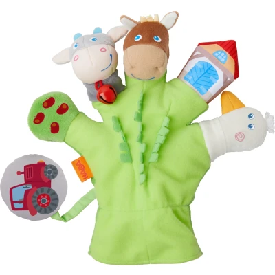 Afbeelding van Haba Speelhandschoen Boerderij 25 Cm Junior Polyester Groen